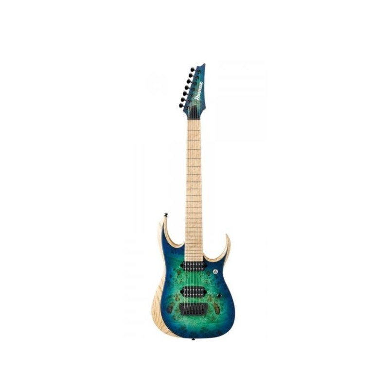 Ibanez RGDIX7MPB SSB Iron Label Surreal Blue Burst